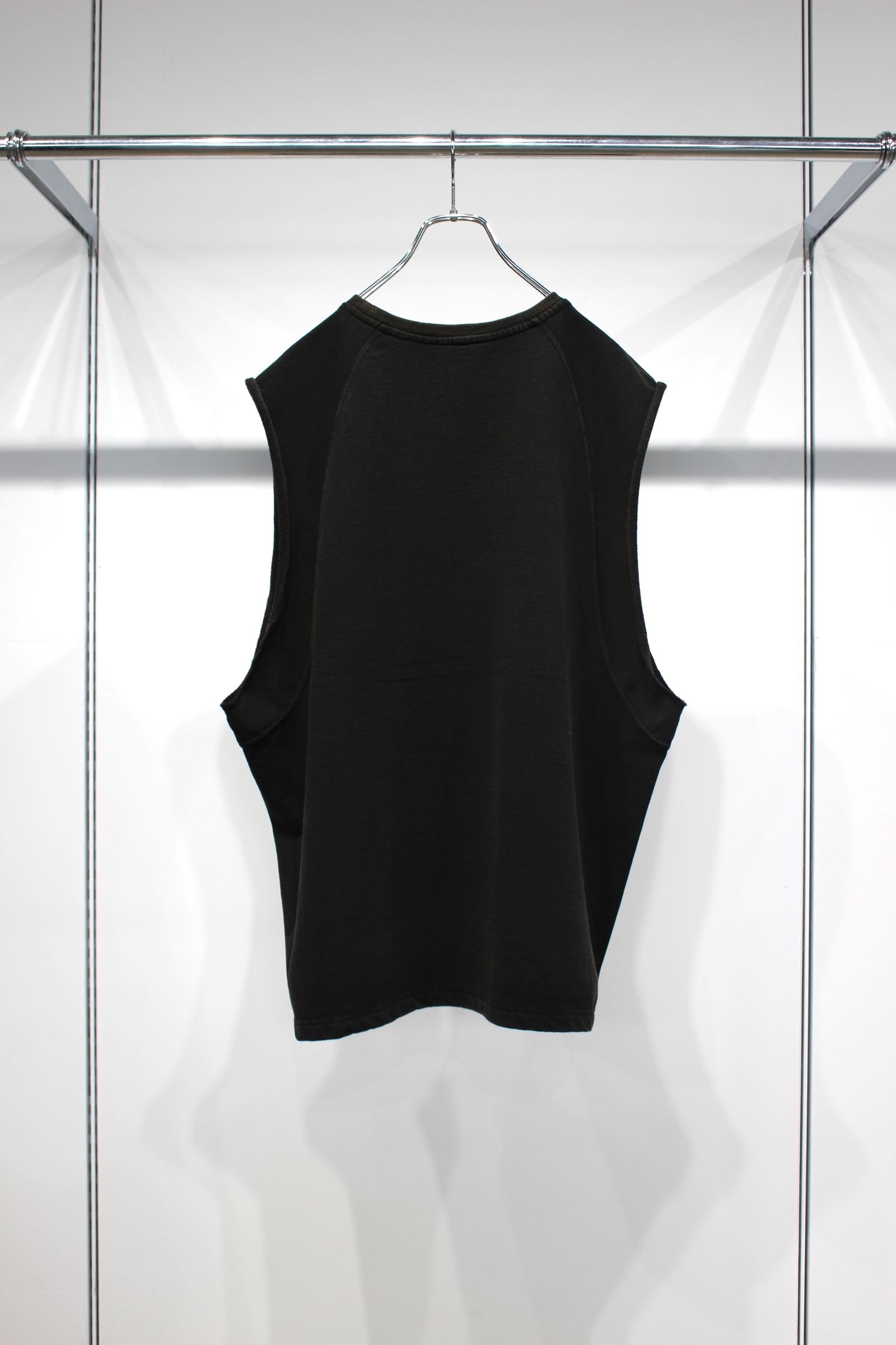 アンセルム　FADED SLEEVELESS T-SHIRT FADED SLEEVELESS T-SHIRT(BLACK) – ANCELLM