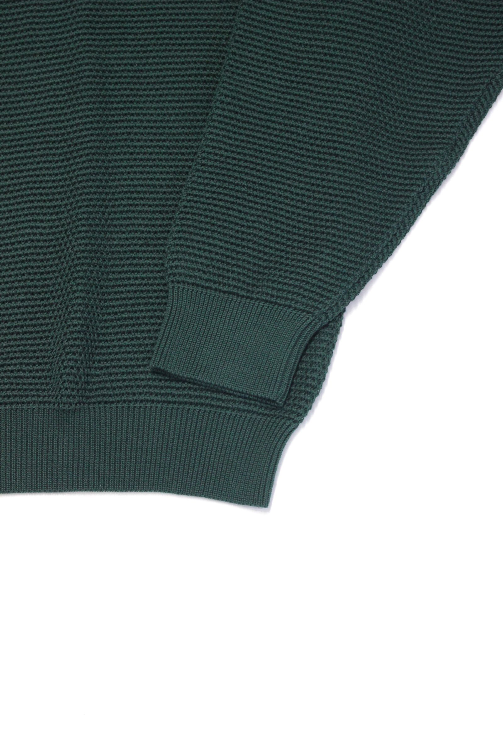 COTTON KNIT CREW SWEATER/コットンニットクルーネック