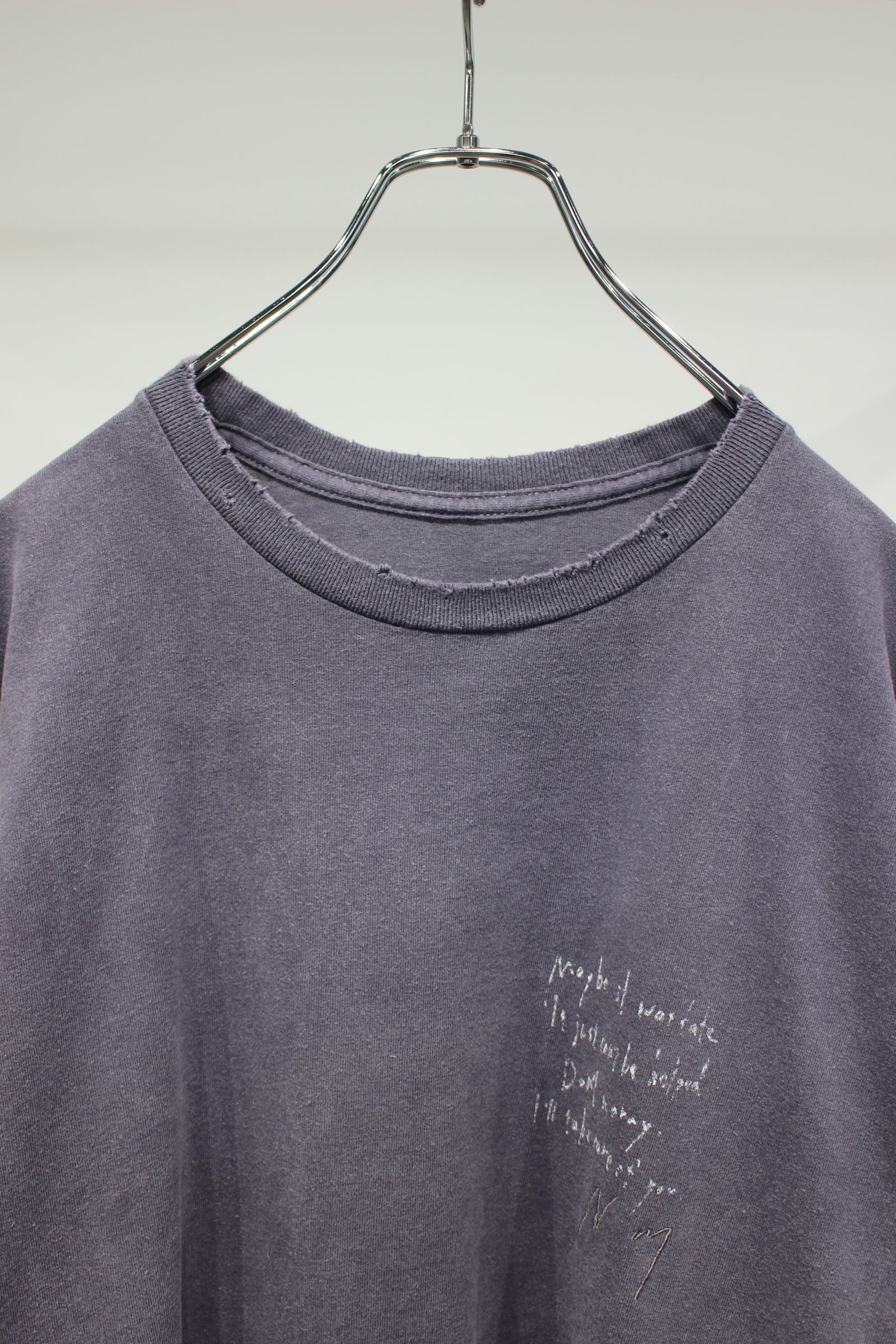 MESSAGE T-SHIRT | PURPLE | カットソー