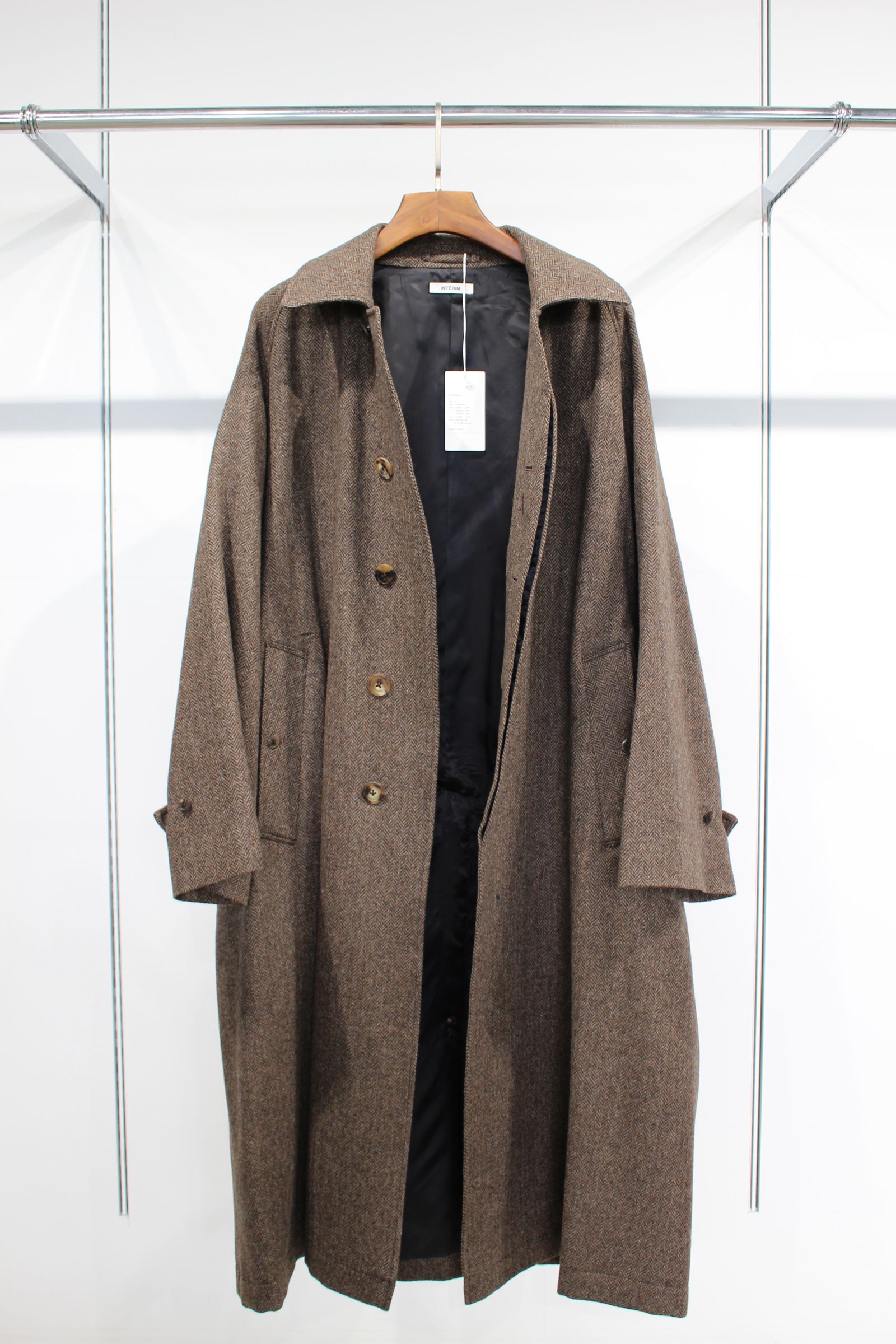 INTÉRIM】HYPER BIG SINGLE RAGLAN COAT-