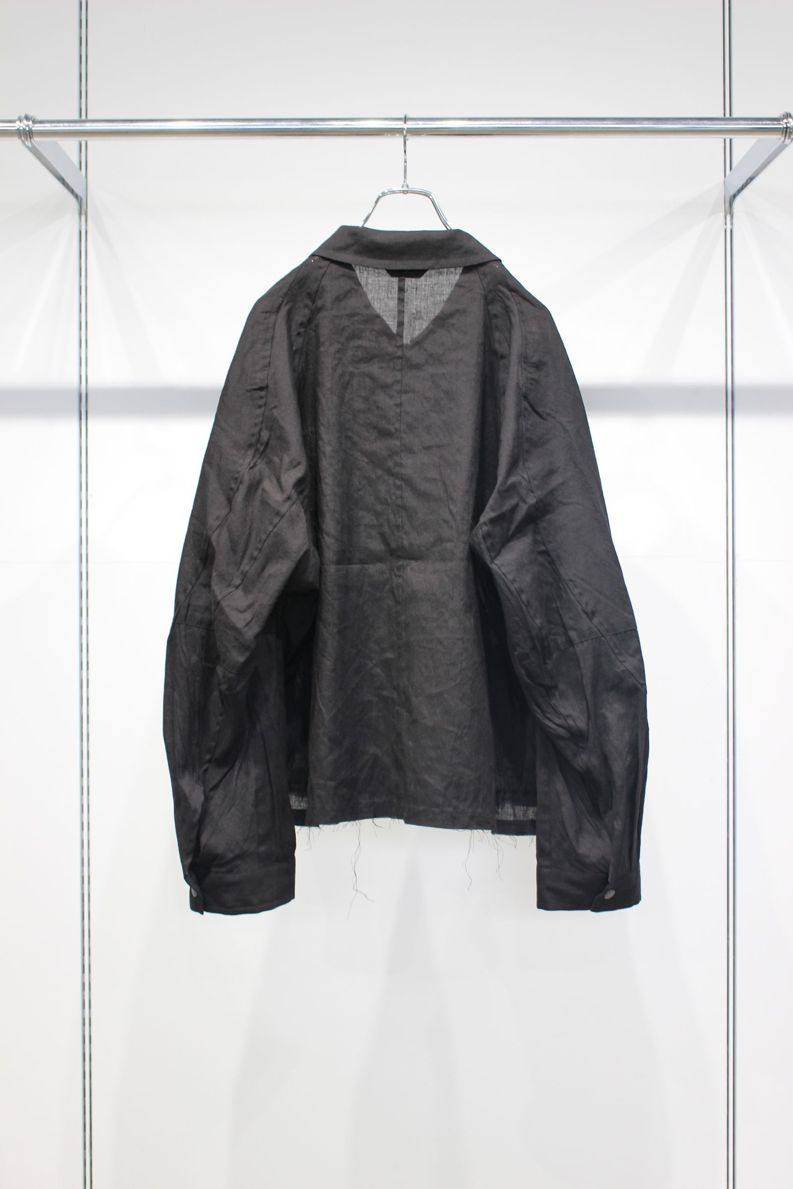 L/N ZIPUP SHIRT JACKET | BLACK | ライトブルゾン