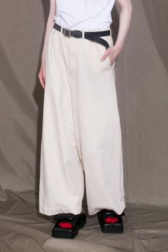 11.5oz DENIM NO TUCK WIDE PANTS/ノータックデニム