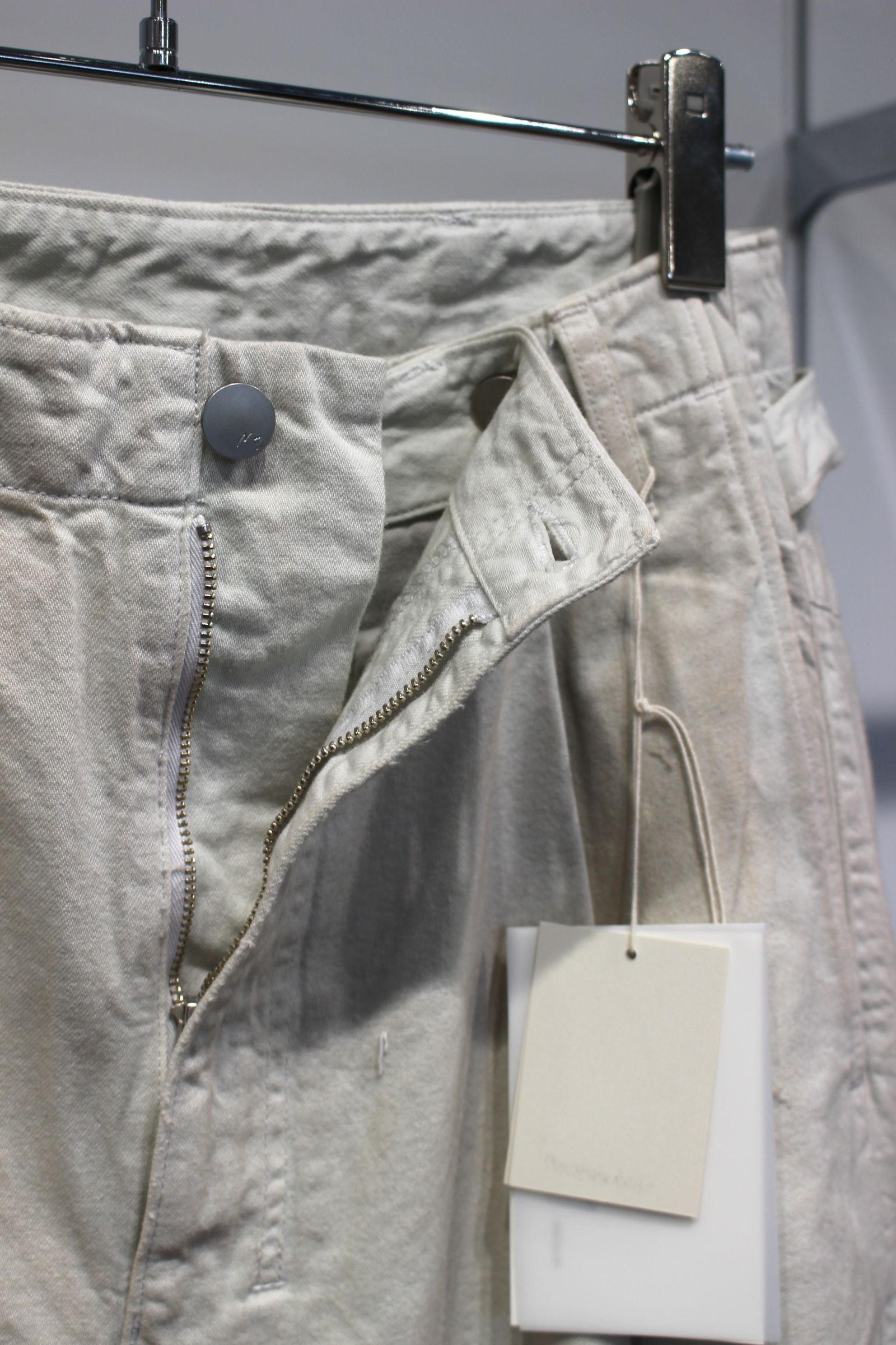 DENIM PAINTER PANTS | G.WHITE | ペインターパンツ