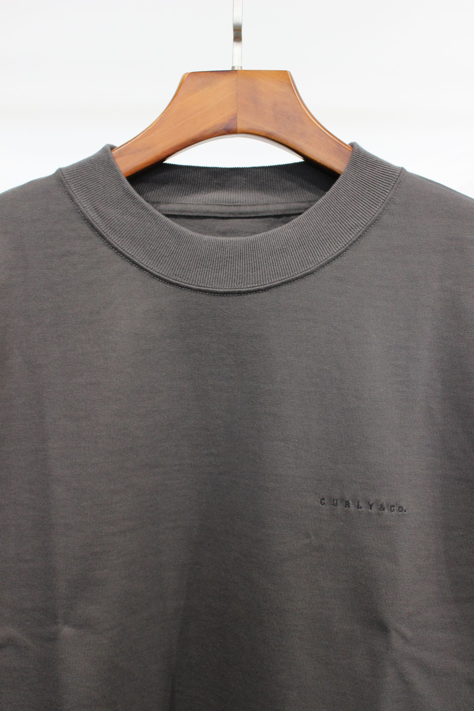 HEAVY PLATING L/S TEE | CHACOAL | カットソー