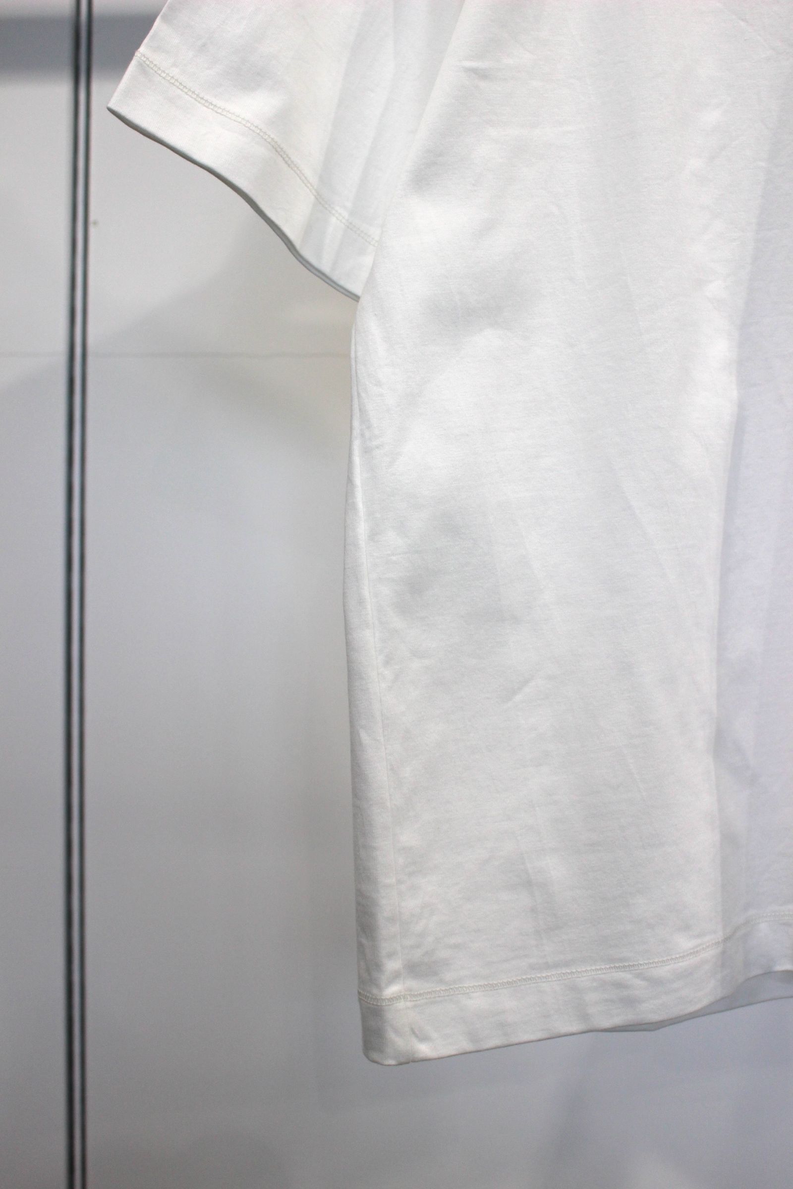 EMBROIDERY S/S TEE/WHITE