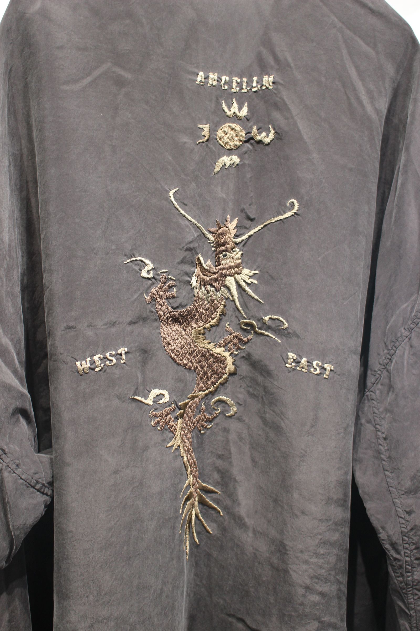 EMBROIDERED SOUVENIR SHIRT | BLACK | 刺繍シャツ