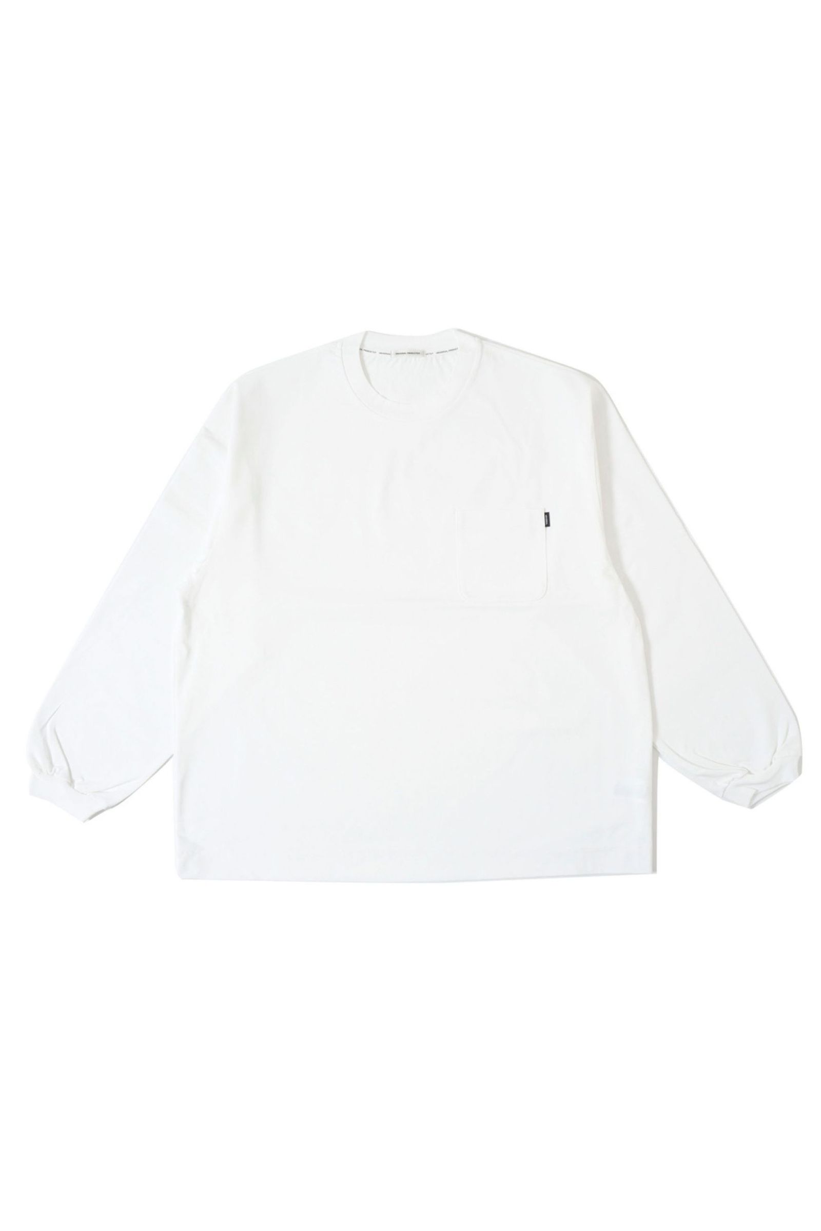 PIS NAME L/S T-SHIRT/WHITE