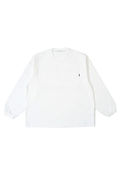 PIS NAME L/S T-SHIRT/WHITE