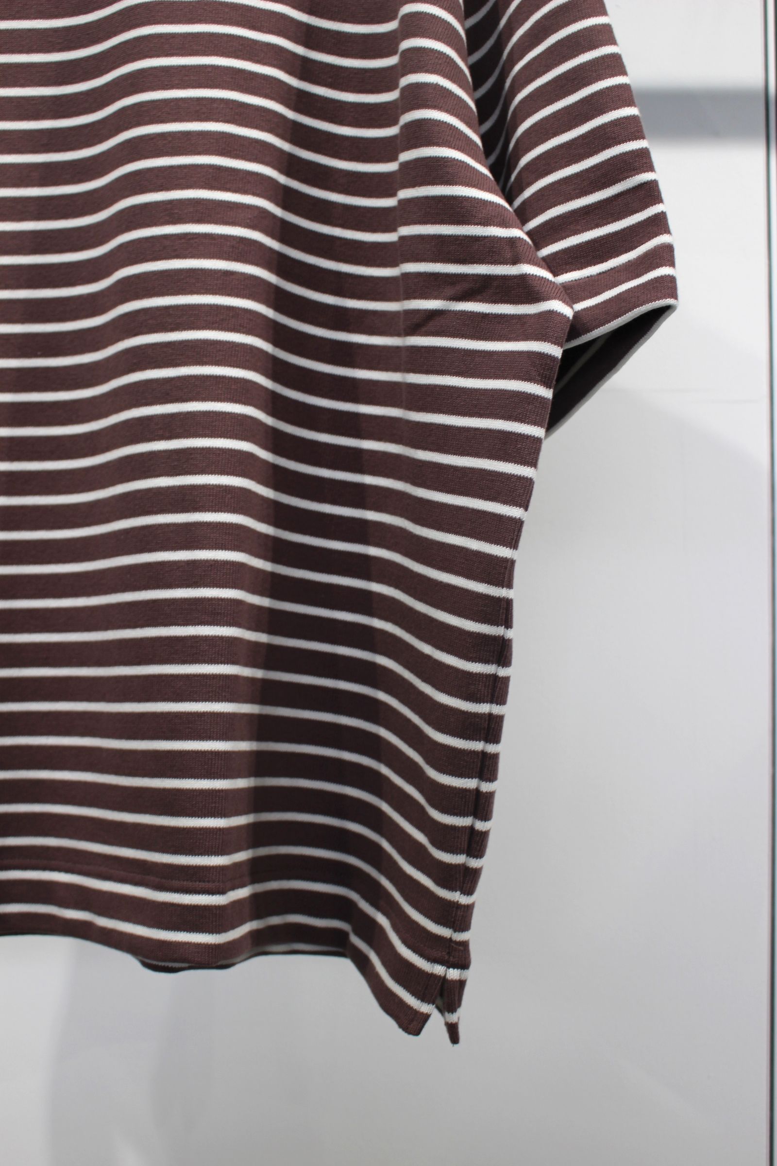 BORDER S/S WIDE T-SHIRT/カットソー