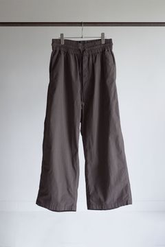 DYED EASY SLACKS/F.BLACK
