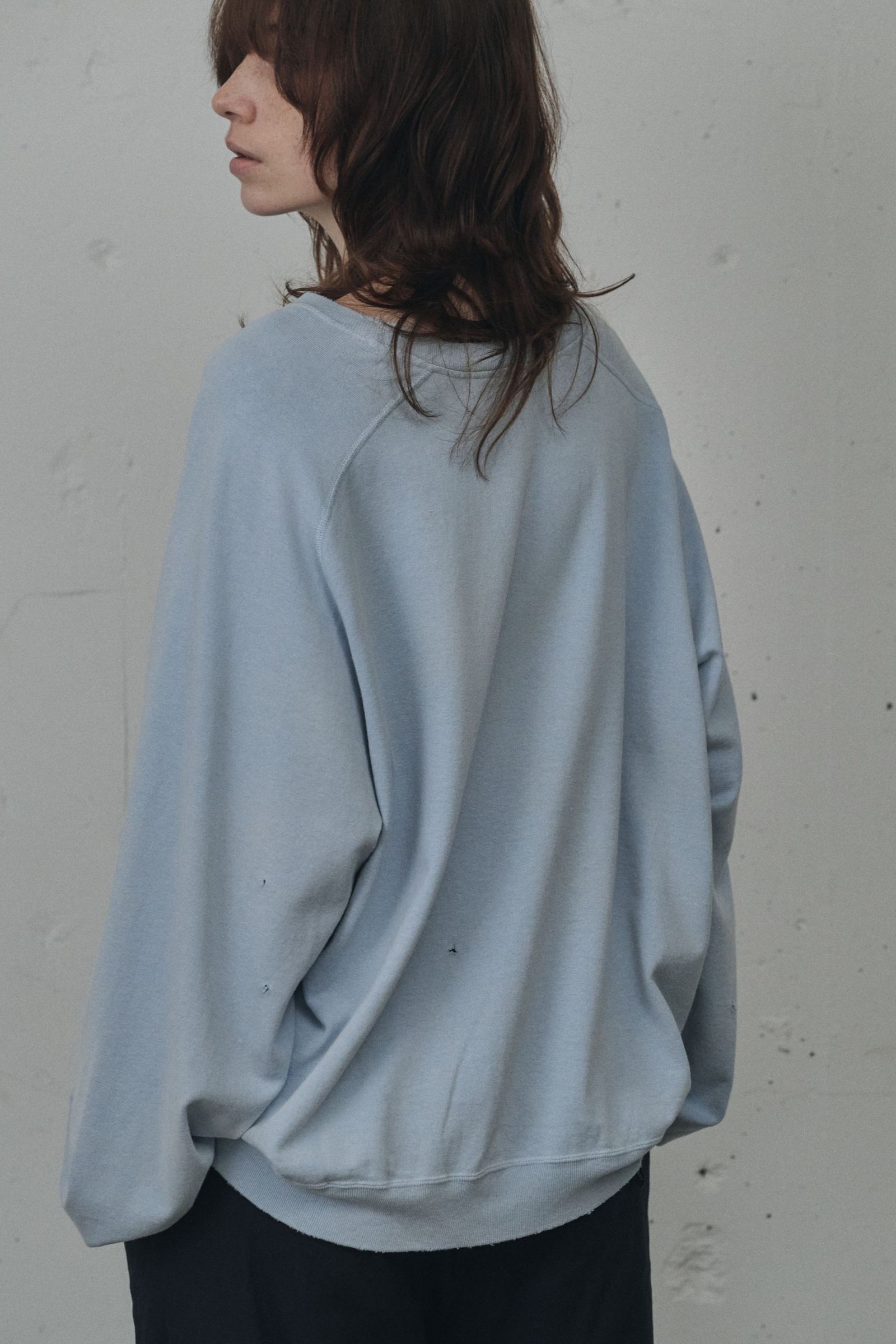 LIGHT LOOP SWEAT SHIRT | SAX | スウェット