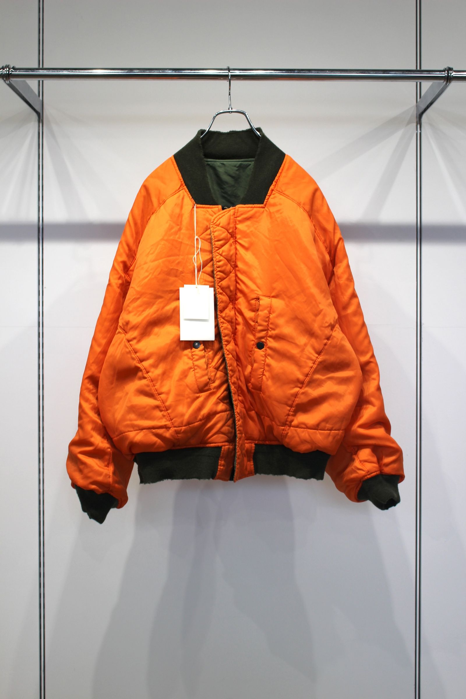 AGING BOMBER JACKET | KHAKI | ボンバージャケット