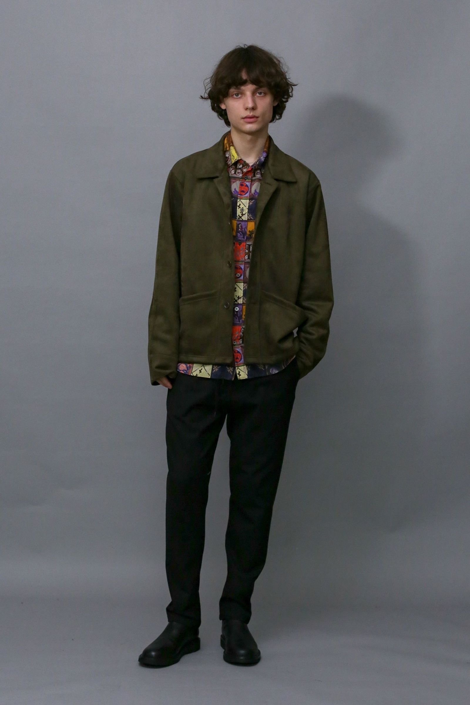 TECH KNIT SUEDE JK/フェイクスウェード