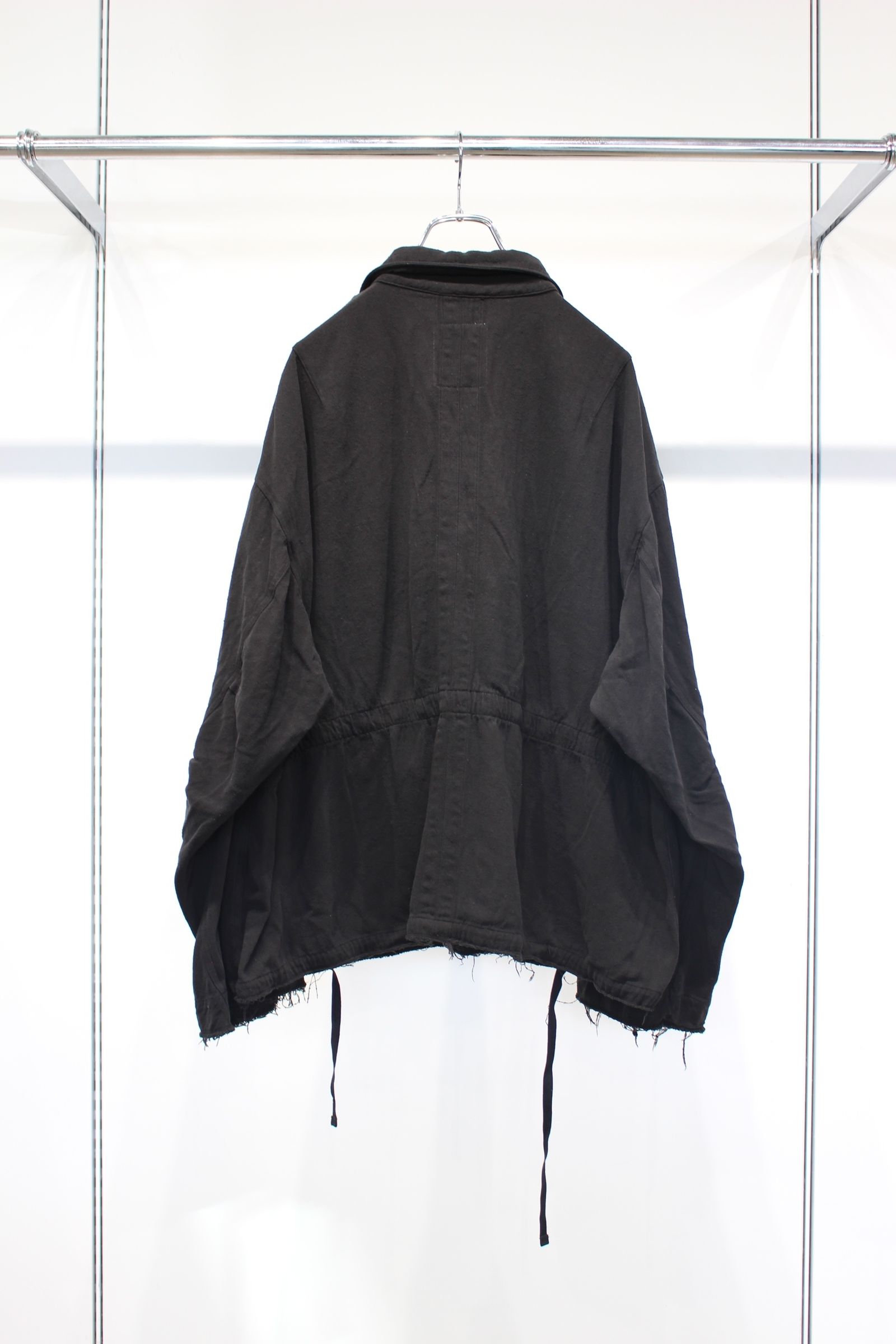[ラスト1点] SILK SUEDE FIELD JACKET | BLACK | フィールドジャケット