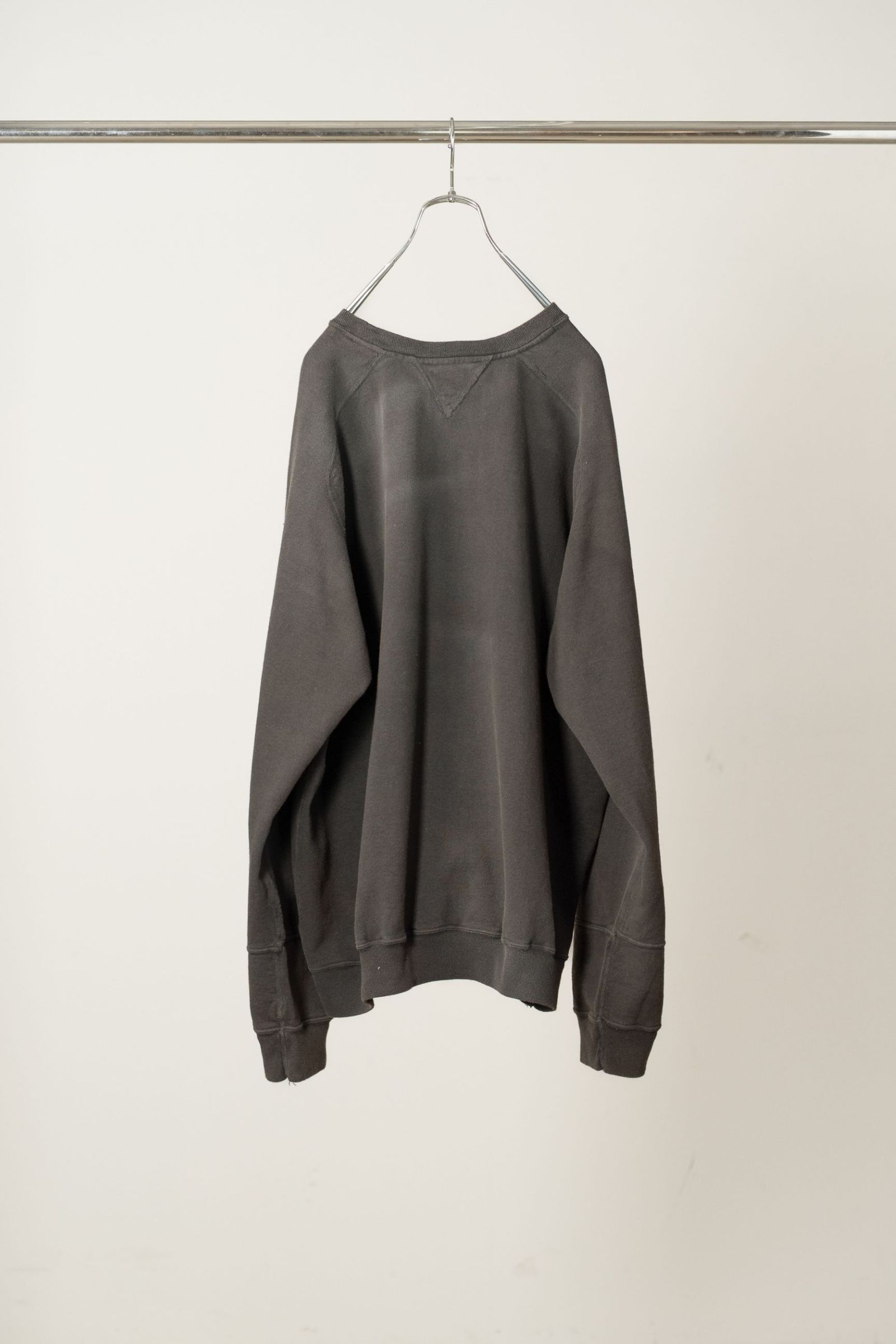 FLEECE-LINED SWEAT SHIRT | BLACK | スウェット