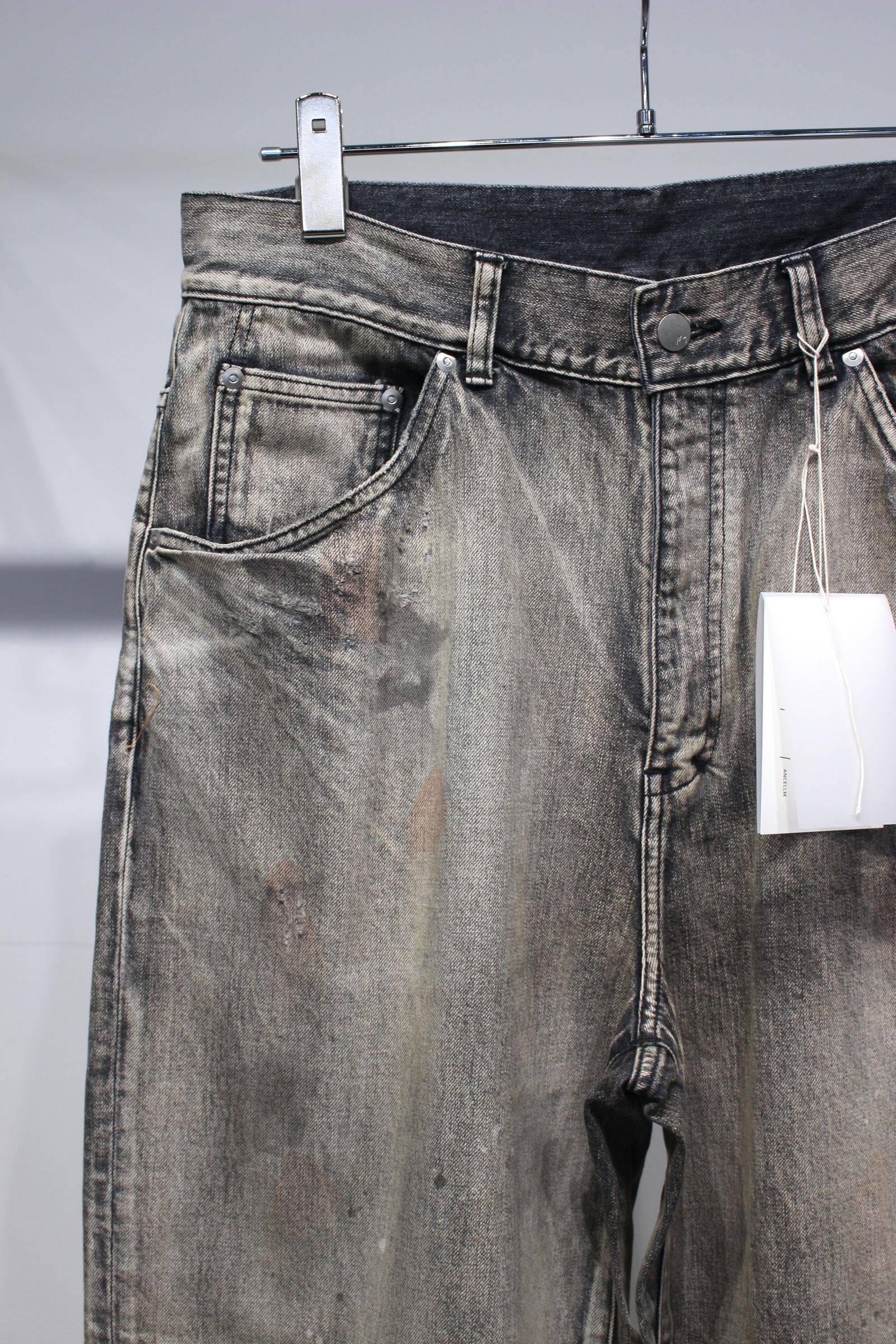 #01 MIDTAPERED 5P DENIM PANTS | BLACK | デニムパンツ