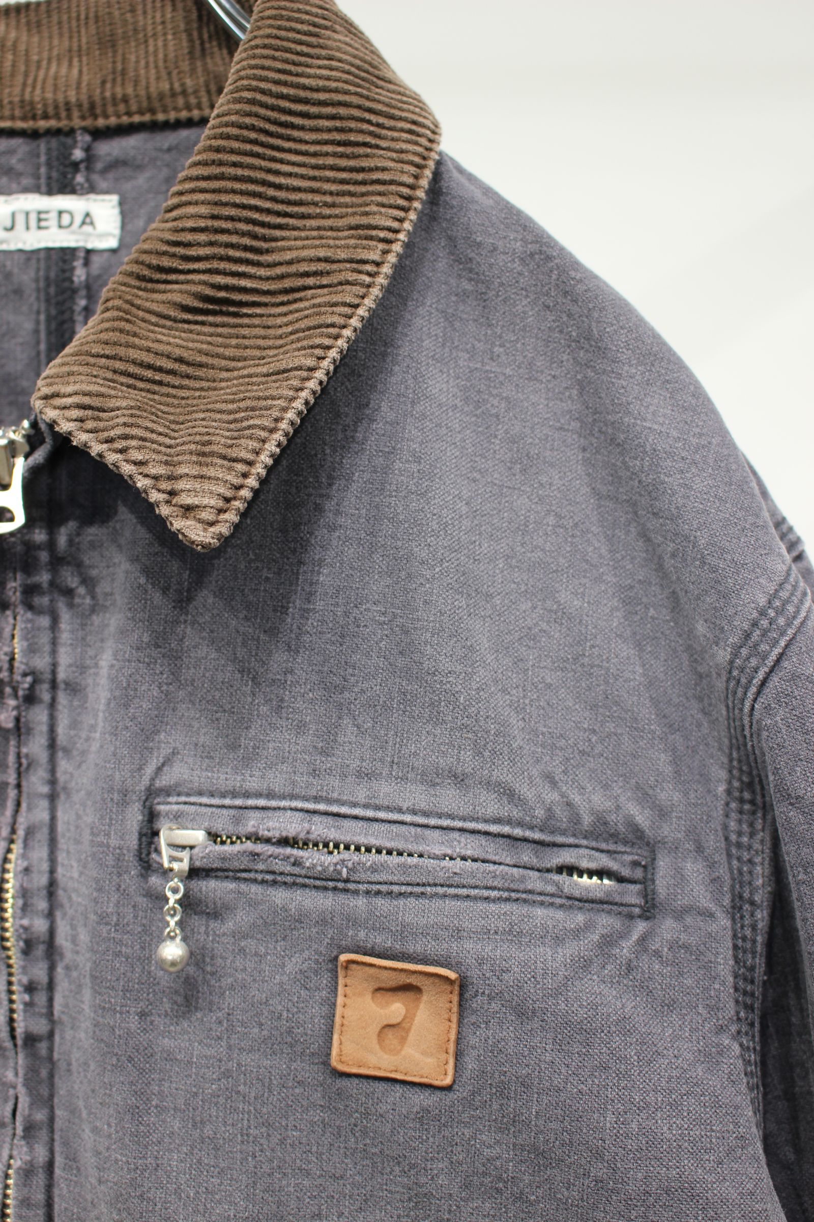 DUCK DAMAGE ZIP JACKET | BLACK | ダックジャケット