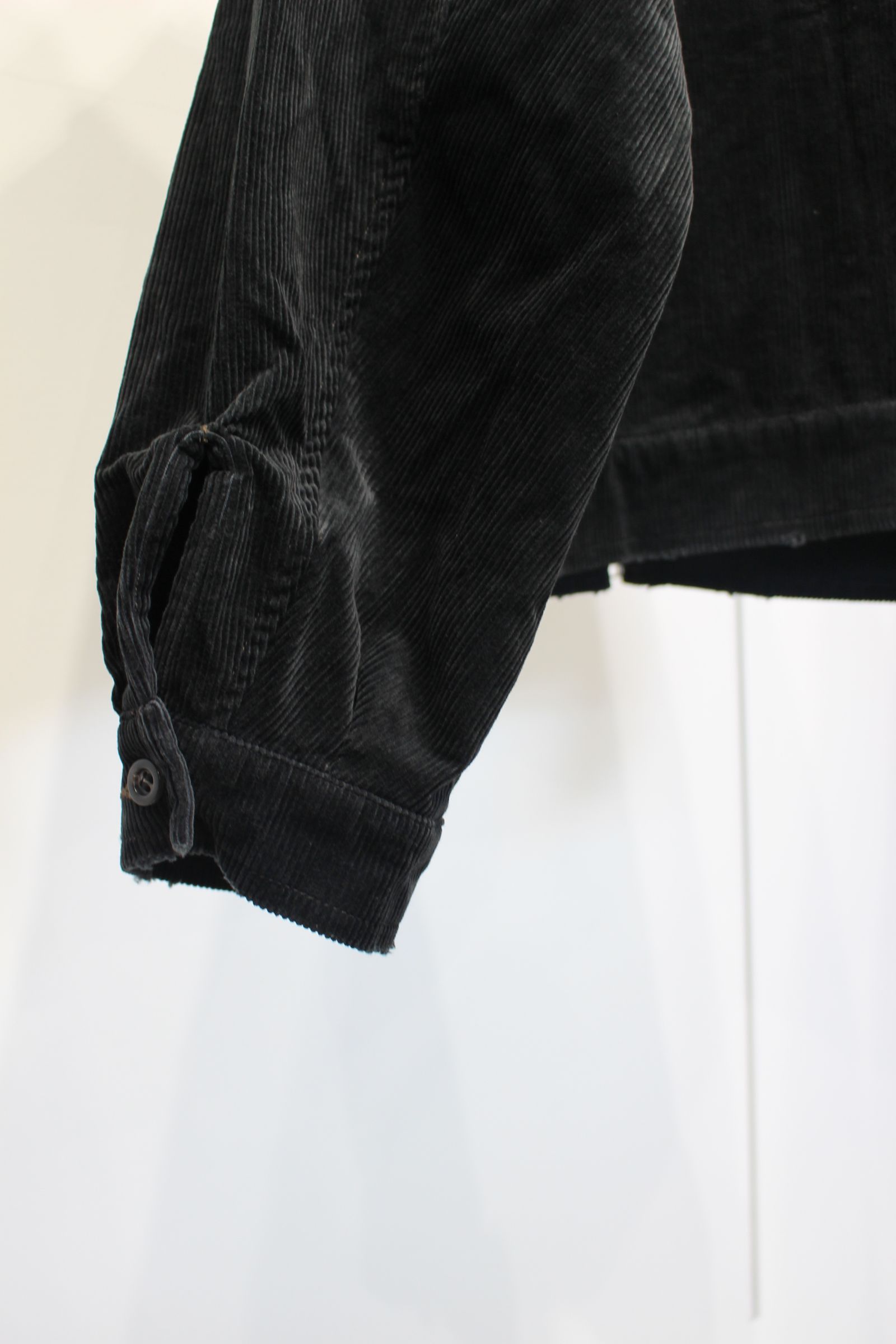 CORDUROY ZIPUP JACKET | BLACK | コーデュロイジャケット