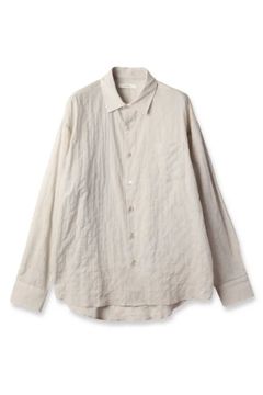 [ラスト1点] WRINKLE SHIRT | IVORY | シャツ