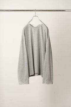 C/R LS T-SHIRT | GRAY | カットソー