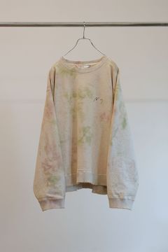 MARBLING SWEAT SHIRT | GREEN | スウェット