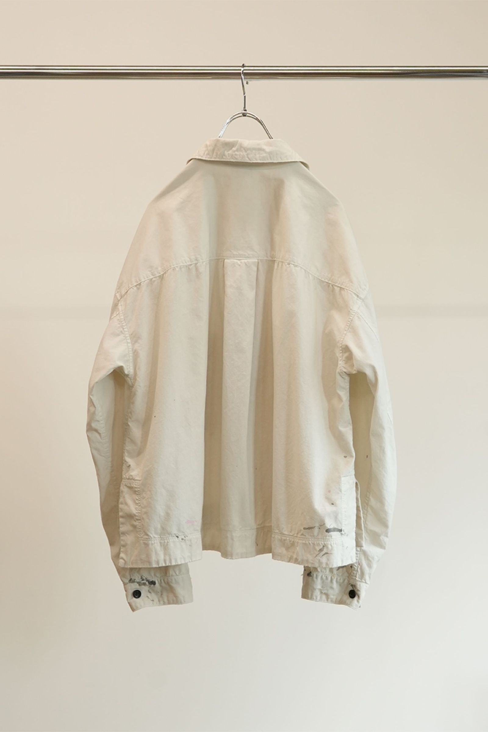 CHAMBRAY SHIRT JACKET | WHITE | シャンブレーシャツジャケット