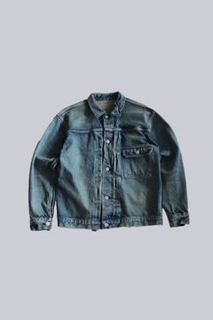 [ラスト1点] VINTAGE WASHED "1ST" KIBATA SHUTTLE DENIM JACKET | CLASSIC | デニムジャケット