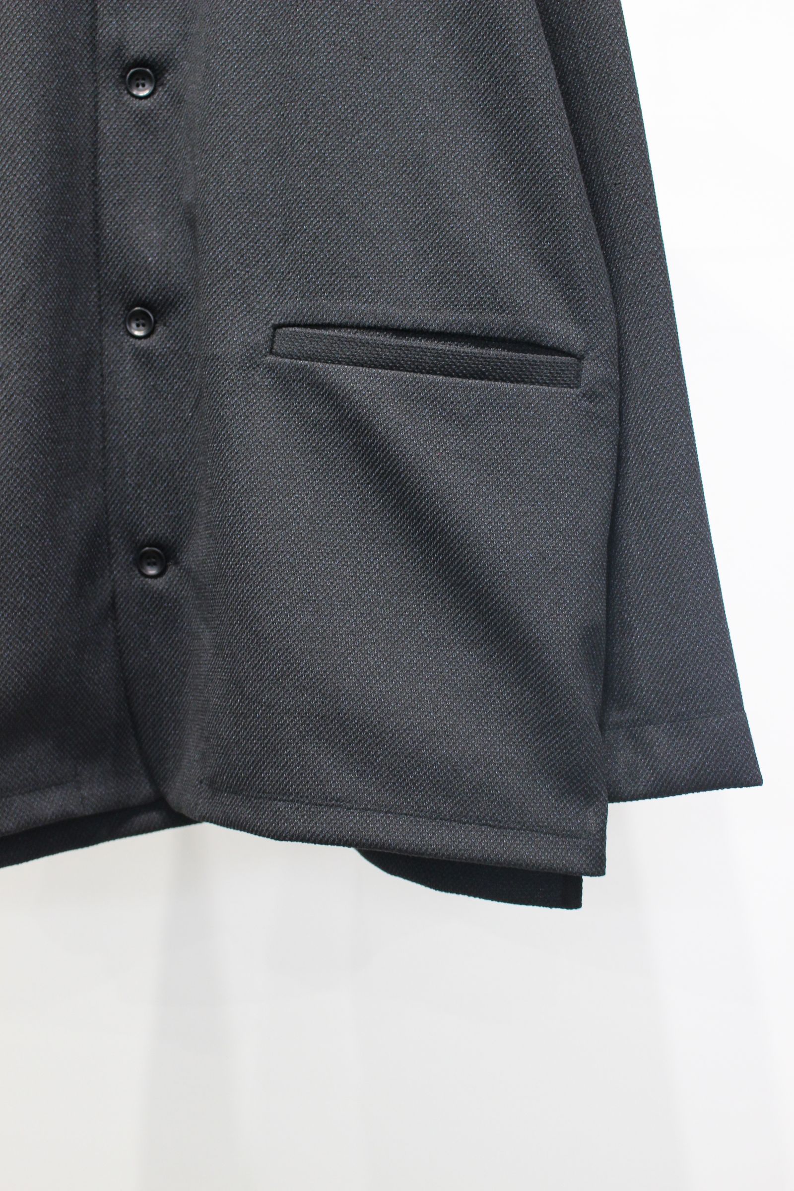 AIR PIQUE SHIRT JACKET | BLACK | シャツジャケット