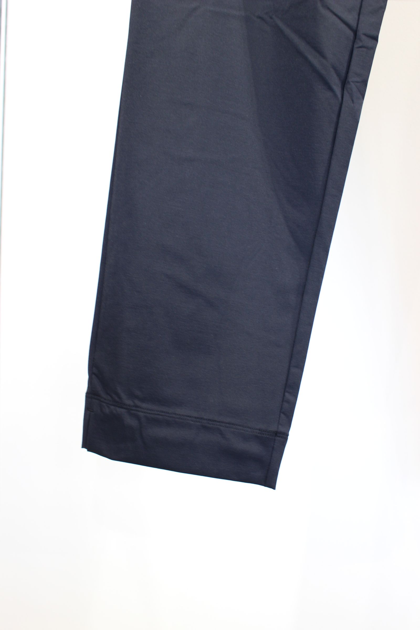 2TUCK TAPERED EZ PANTS -solid-/D.NAVY