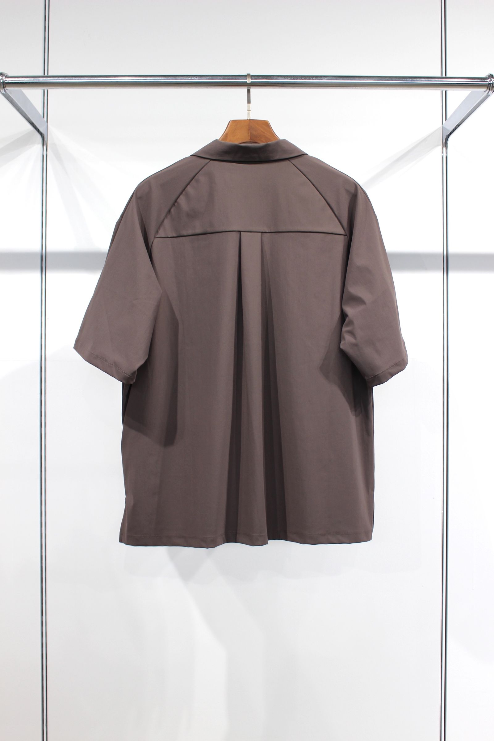 SPLIT RAGLAN SHIRT -solid-/D.TAUPE
