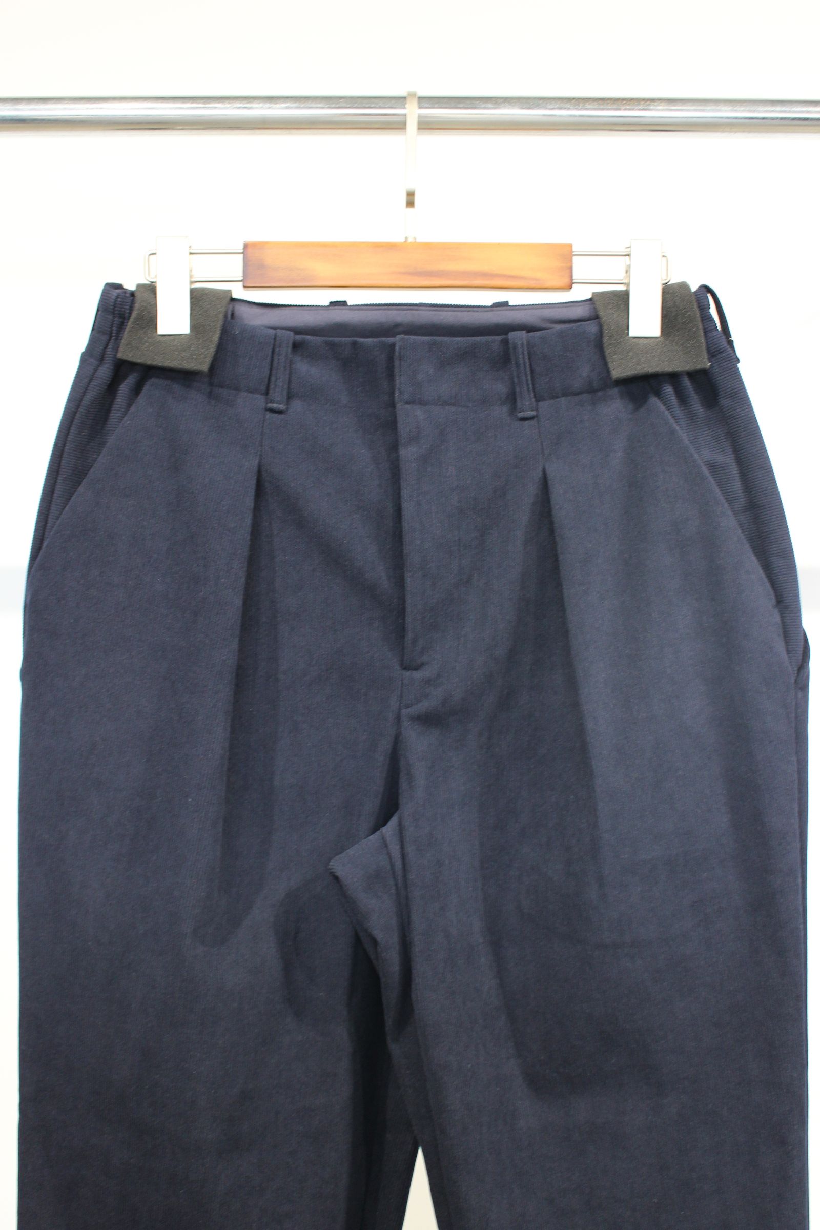 TRICOT CORDUROY MIRROR POCKET PANTS | NAVY | コーデュロイパンツ