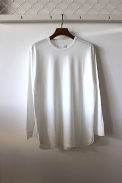 DEVIN L/S Crew Tee/WHITE/カットソー