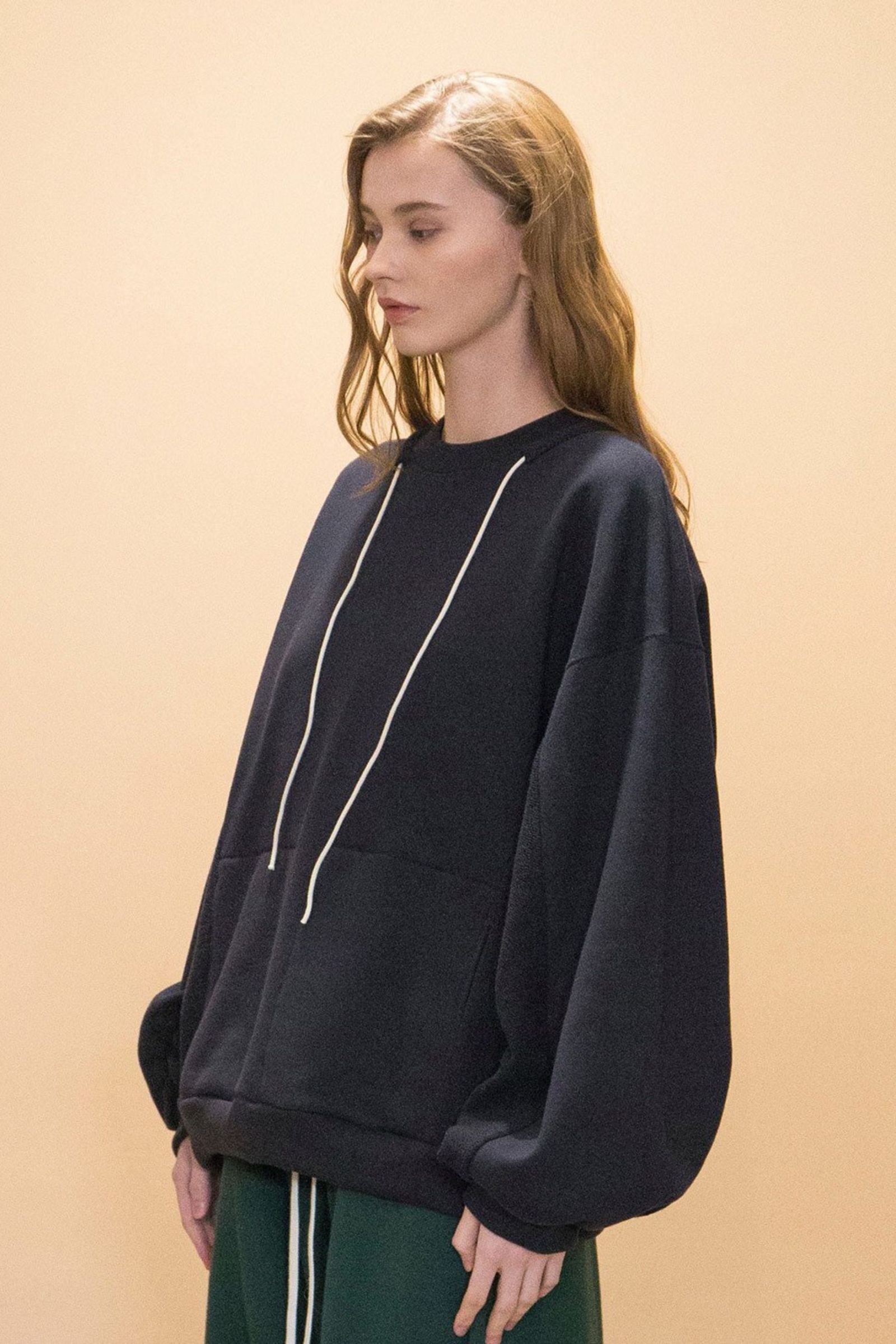 30/7 TIGHT TENION FLEECY FABRIC CREW NECK SWEATSHIRT | NAVY | スウェット