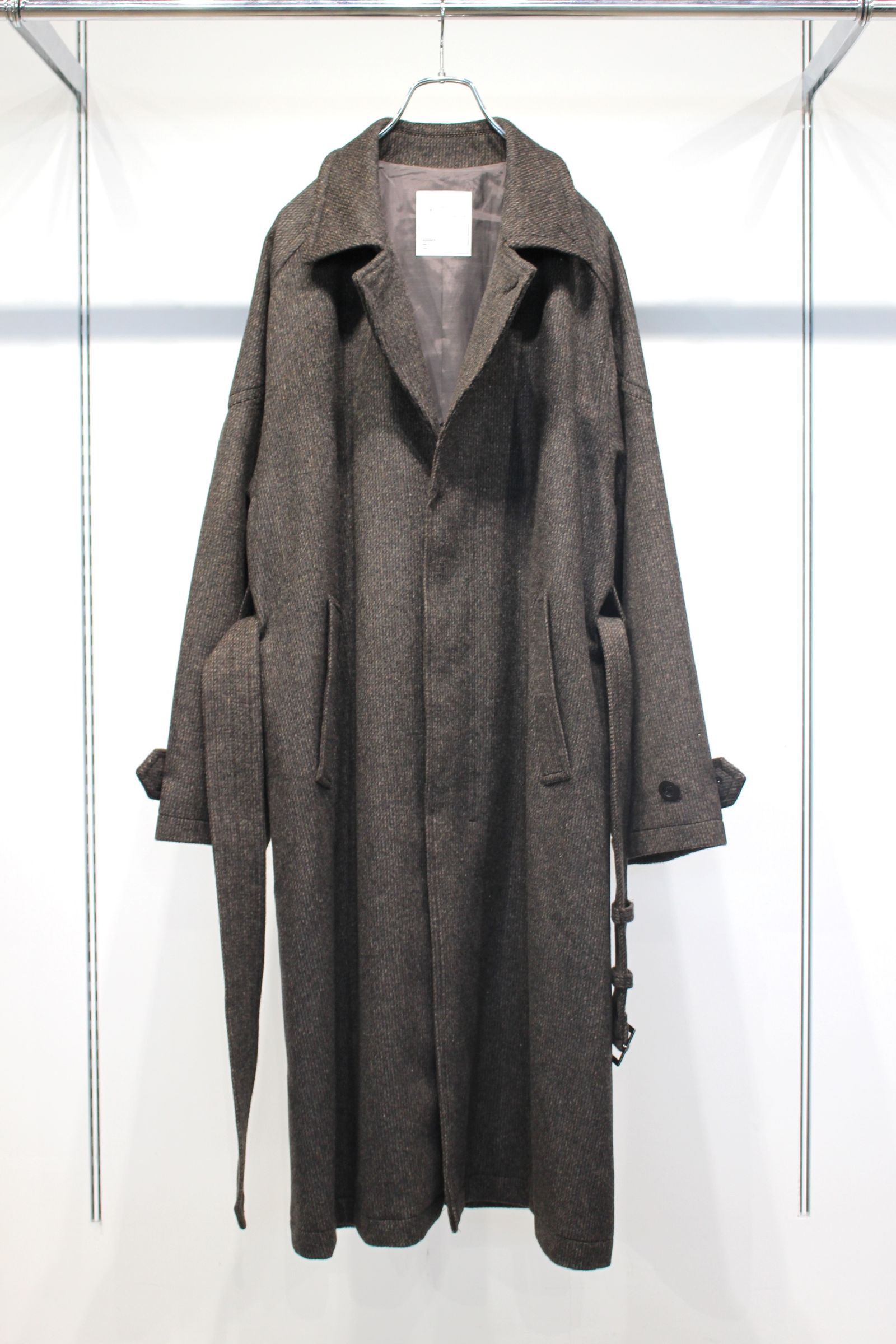 WOOL BLANKET BALMACAAN COAT | D.BROWN | コート