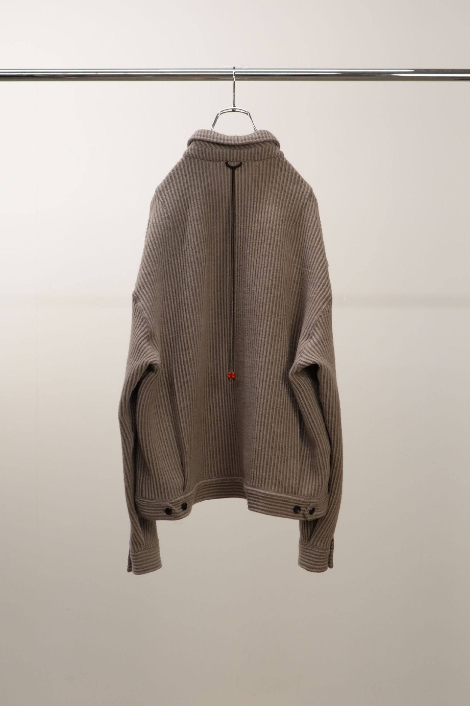 WOOL CORDUROY WORK SHIRT JACKET | SAND | シャツジャケット