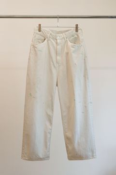 AGING WIDE 5P DENIM PANTS | WHITE | デニム