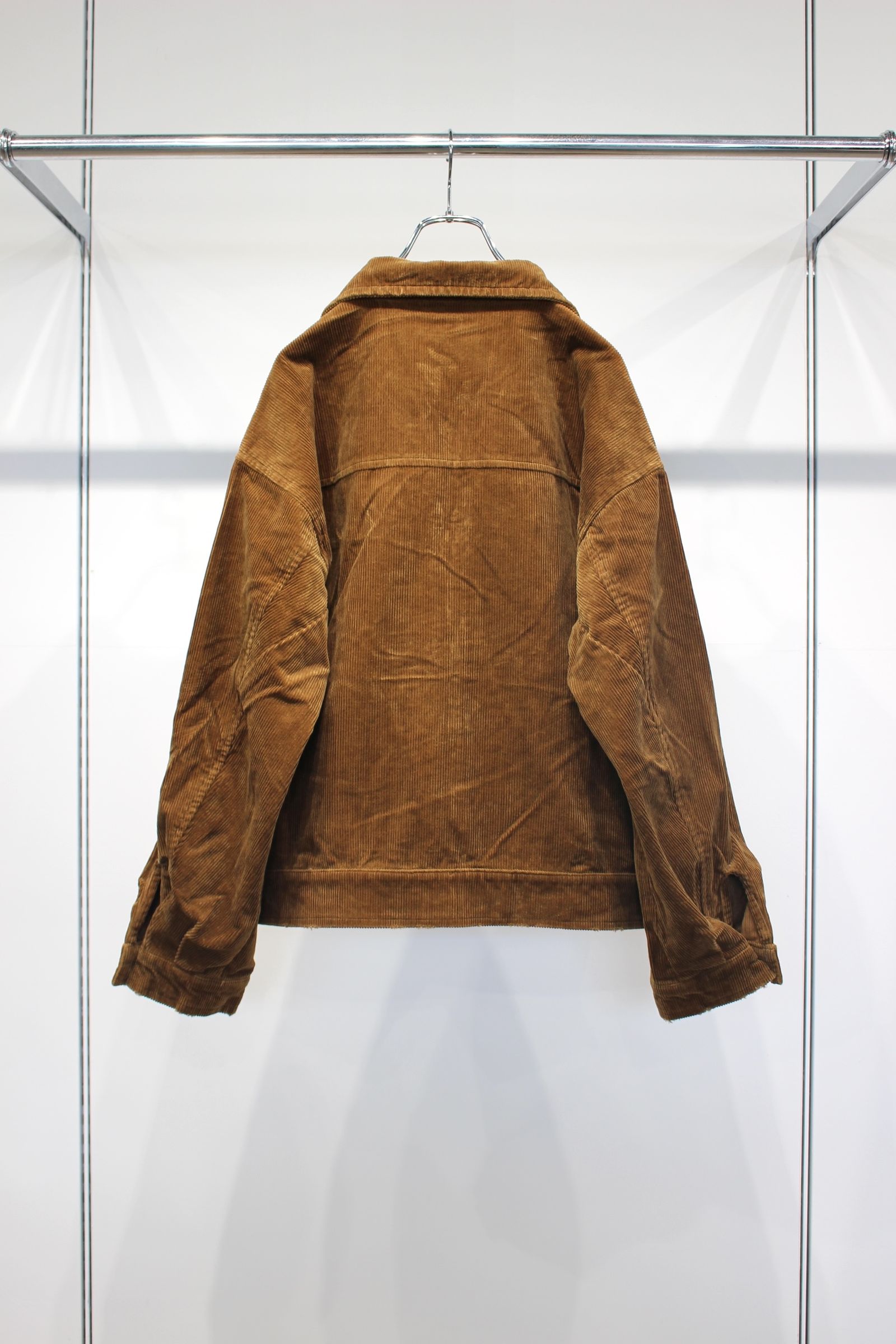 [ラスト1点] CORDUROY ZIPUP JACKET | CAMEL | コーデュロイジャケット