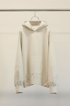 DYED DAMAGE HOODIE | OFF WHITE | フーディー
