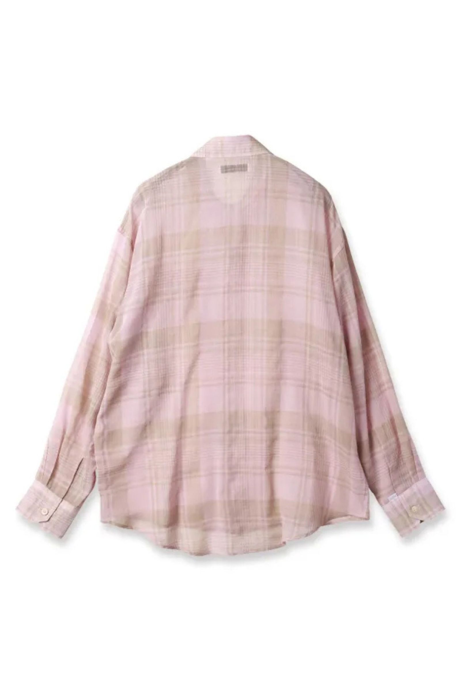 [ラスト1点] CHECK SHIRT | LIGHT PINK | シャツ