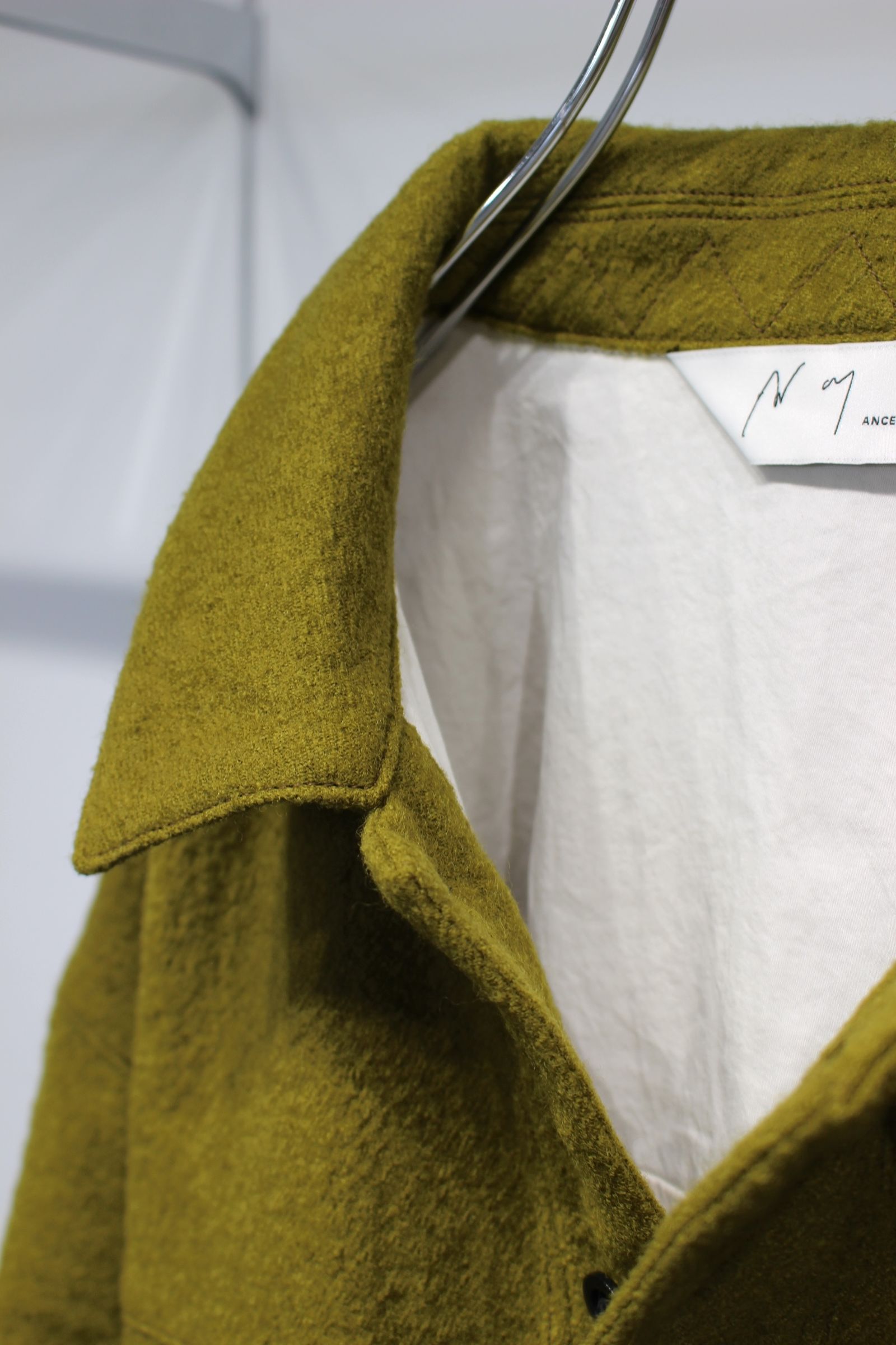 SHRINK WOOL LAYERING JACKET | OLIVE | レイヤリングジャケット