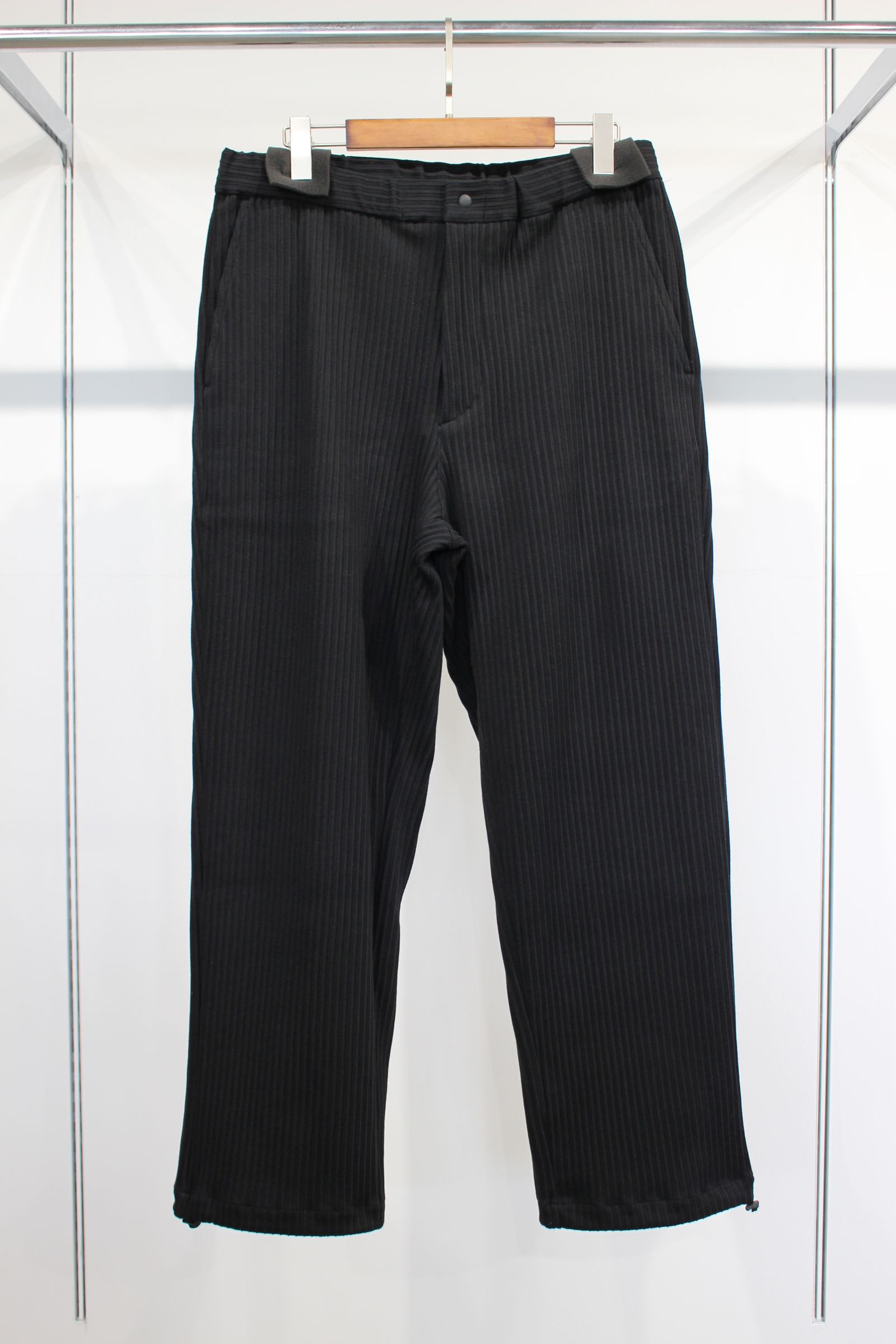ACCORDION RIB EASY PANTS/リブイージーパンツ