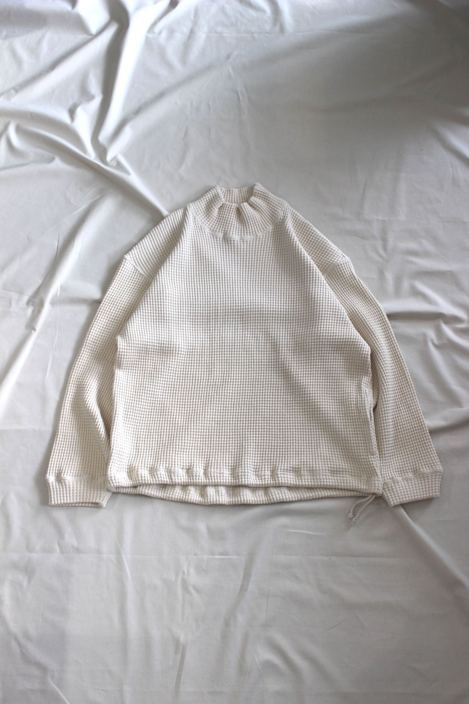 ALBERT MOC SWEATER | ECRU | ワッフルカットソー