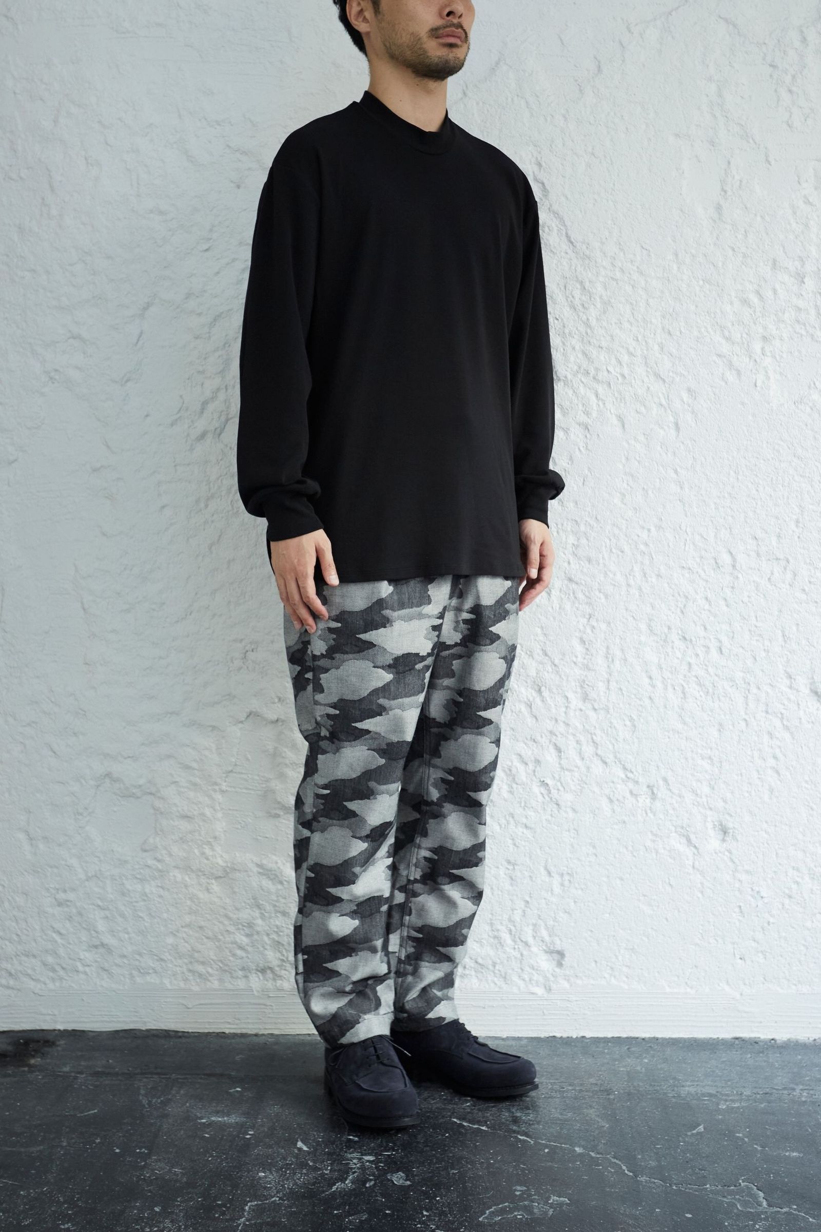 VICTOR L/S MOC TEE/モックネックカットソー