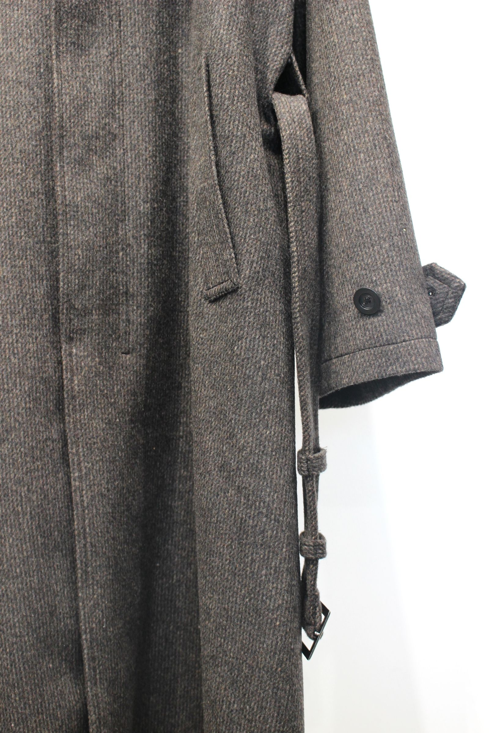 WOOL BLANKET BALMACAAN COAT | D.BROWN | コート