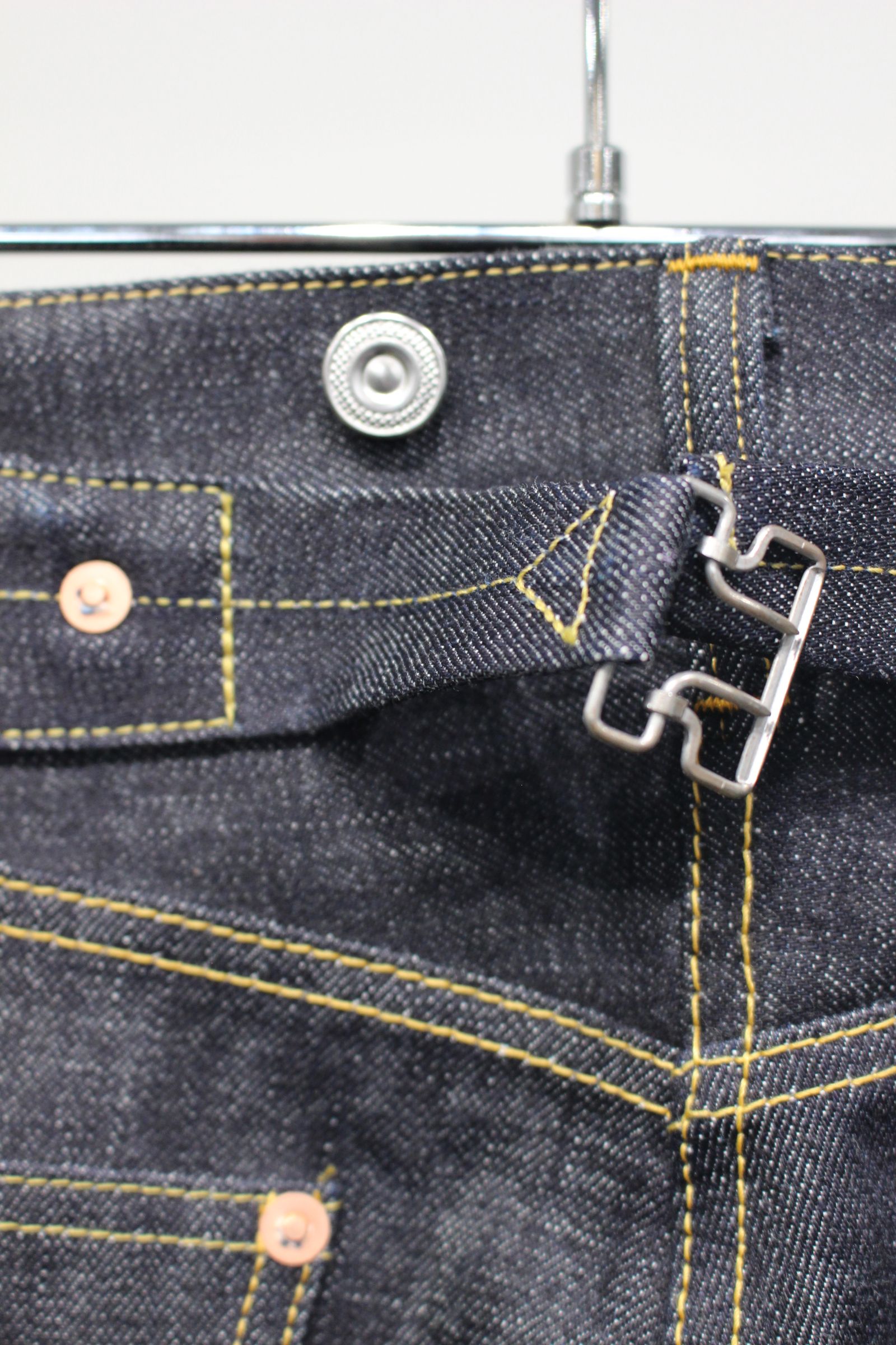 "RIGID"NATURAL INDIGO SHUTTLE DENIM SINGLE NEEDLE 201 No2 JEANS | NAVY | デニムパンツ