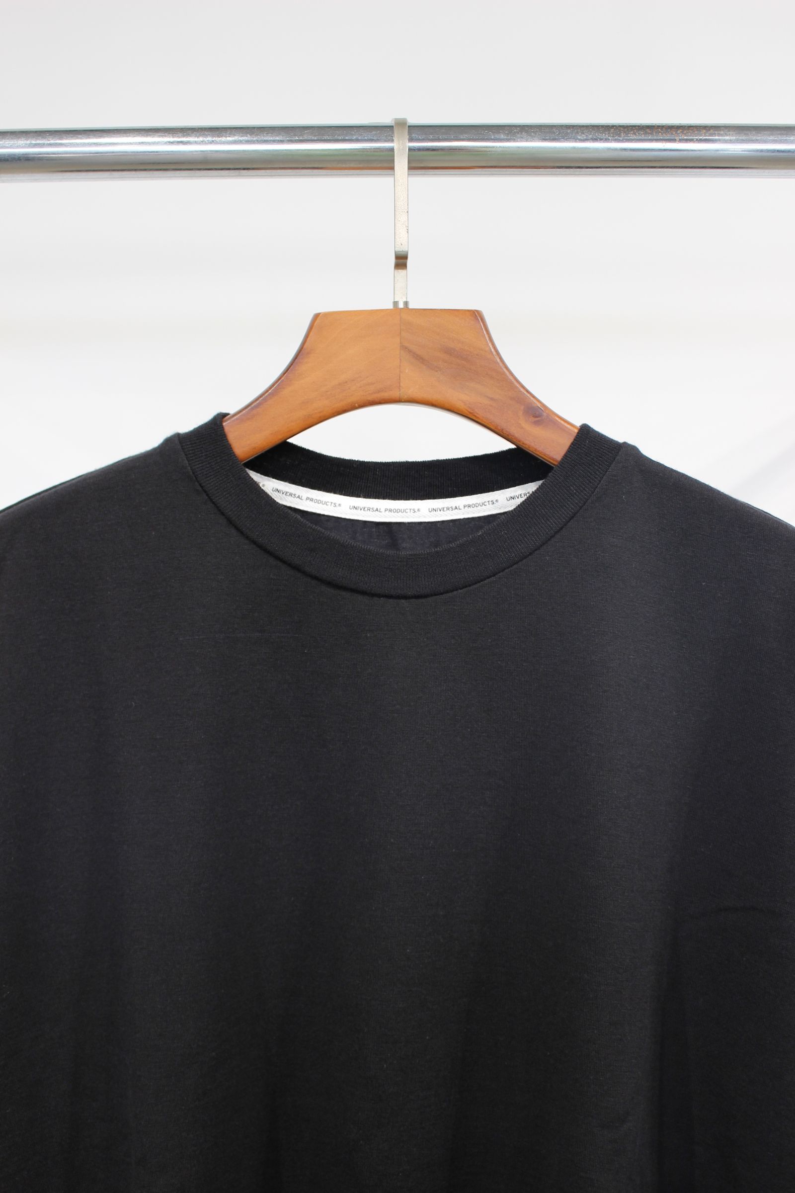 [ラスト1点] WOOL CREW NECK SWEAT SHIRT | BLACK | カットソー