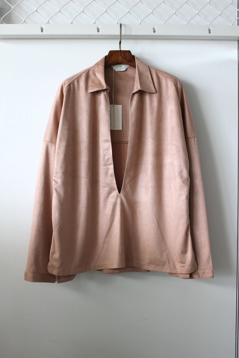 ANCELLM - VEGAN LEATHER SKIPPER SHIRT/D.PINK | NapsNote
