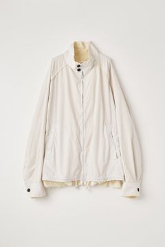REVERSIBLE HARRINGTON JACKET : IRREGULAR INSIDE OUT | OFF - YELLOW | リバーシブルブルゾン