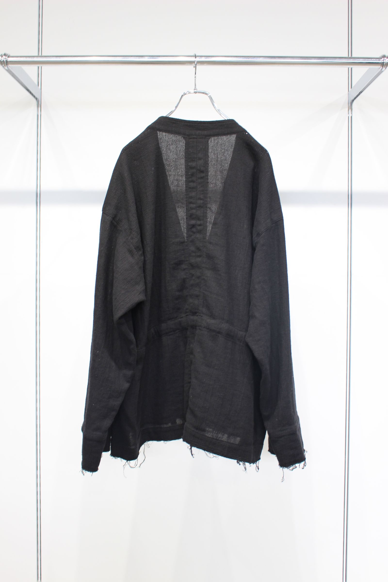 若者に人気のブランド ANCELLM - [ラスト1点] PANAMA COLLAR LESS SHIRT JACKET ジャケット・アウター