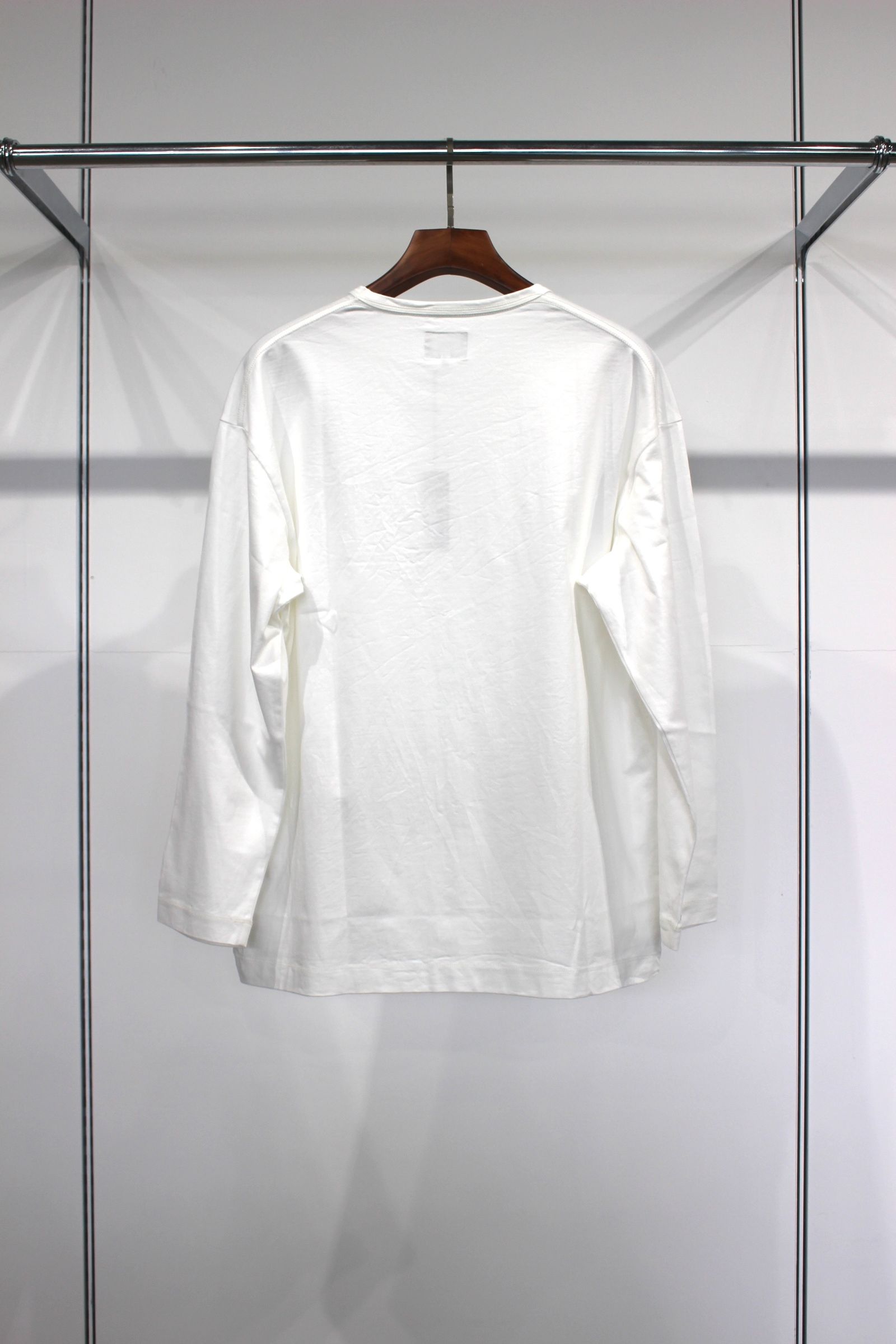 EMBROIDERY L/S TEE | WHITE | カットソー
